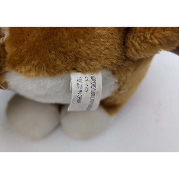 vintage Brooklyn Doll Toy Co boxer dog plush stuffed animal Carnival like toy 17 - Picture 8 of 12